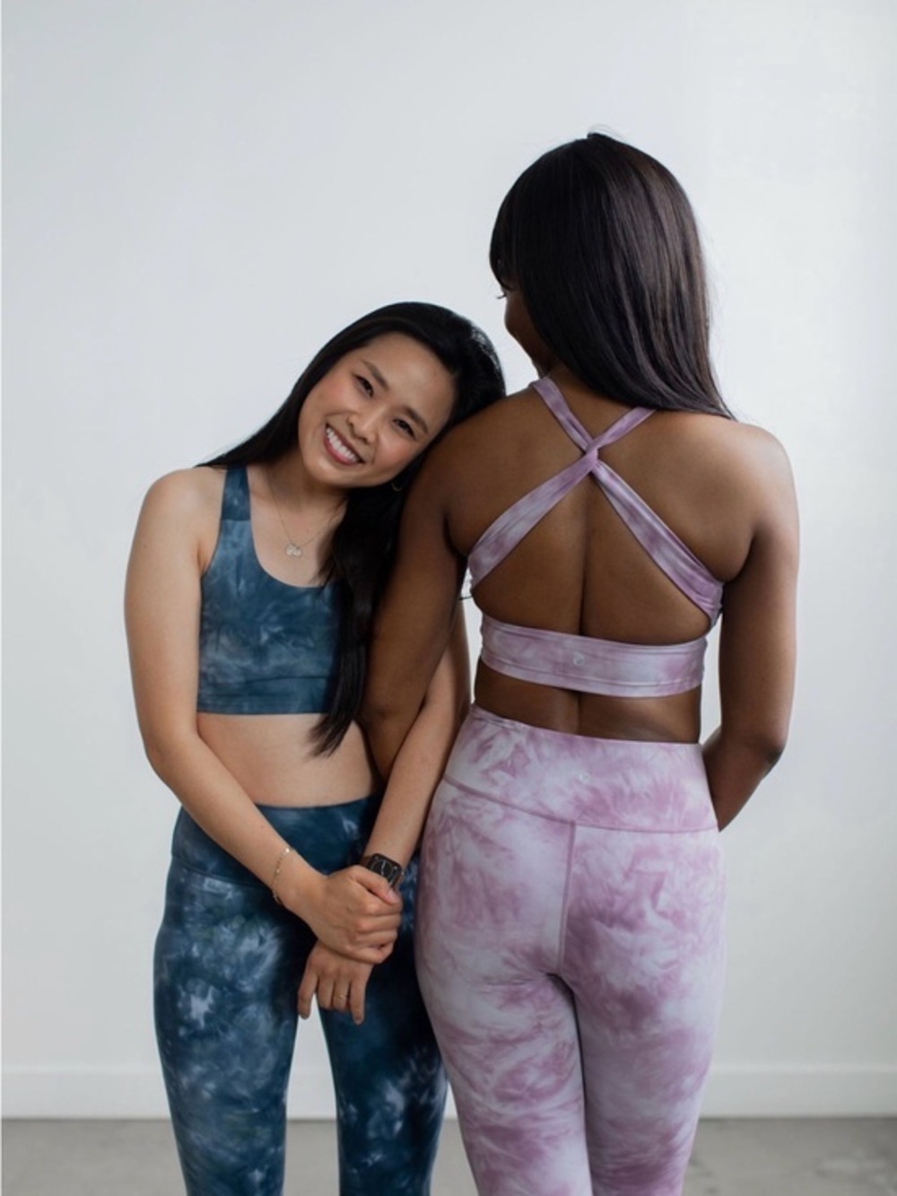 Savvi Reef Tie Dye Twist Back Sports Bra XL